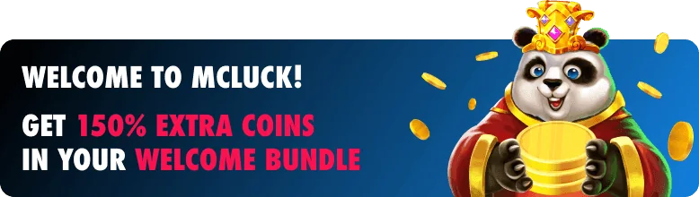 Welcome to McLuck with extra coins in the welcome bundle
